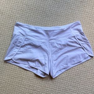 White Lululemon Shorts